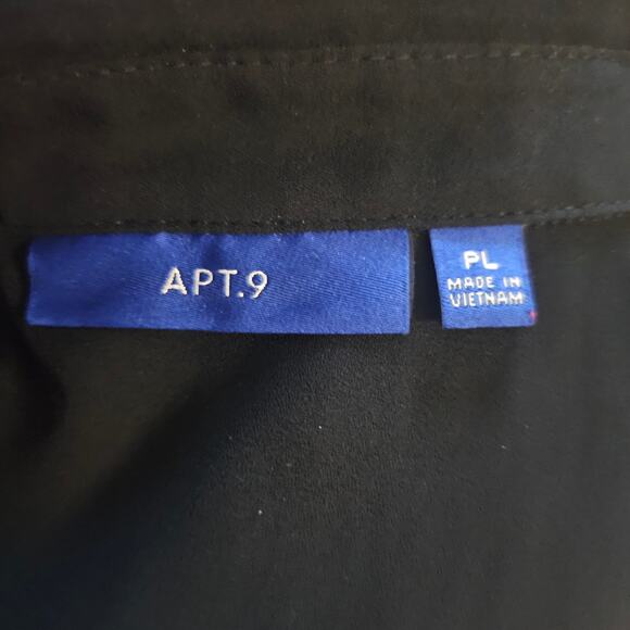 Apt 9 Black Button down blouse - Picture 4 of 7